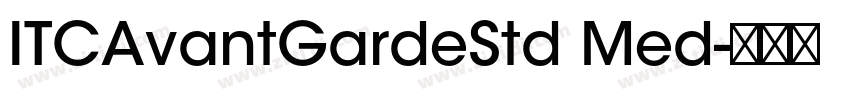 ITCAvantGardeStd Med字体转换